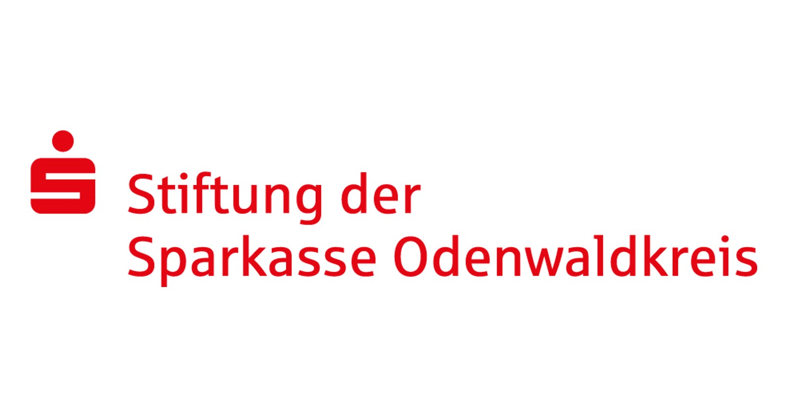 Logo in roter Schrift