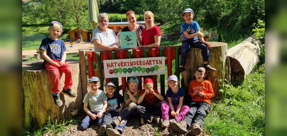 Gruppe des Naturkindergartens Nimmersatt